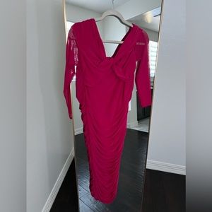 New - Pink Maternity Dress (Club L London)